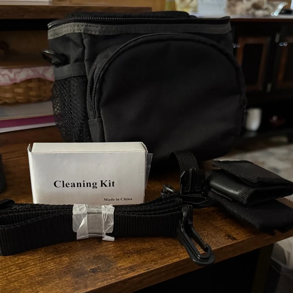 RINPOCHE Black and Gray DIGITAL Camera Bag
